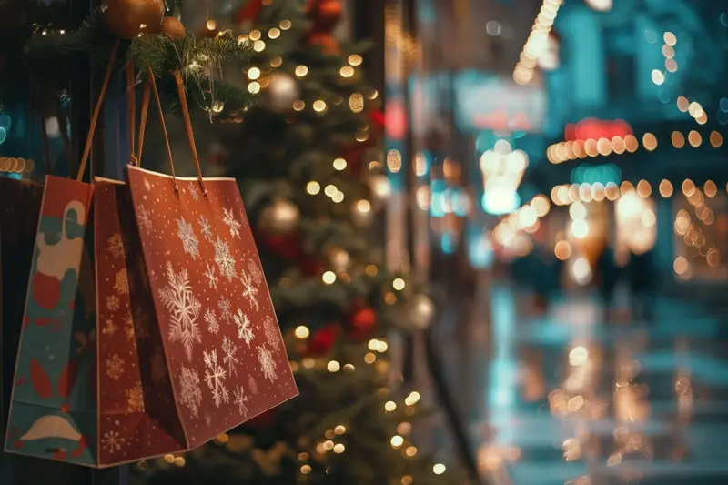 Christmas shopper