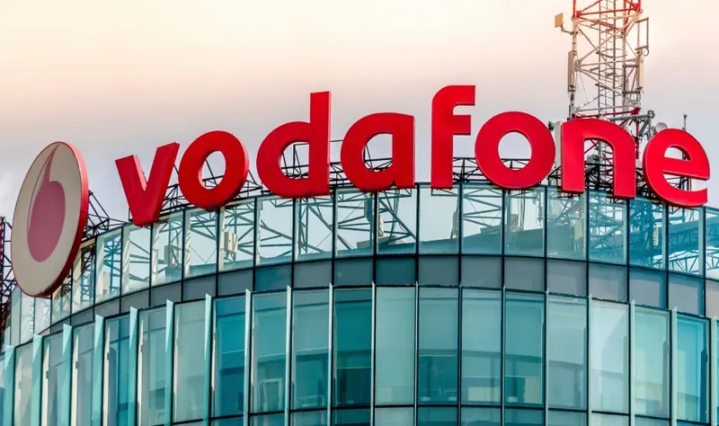Vodafone building in Romania
