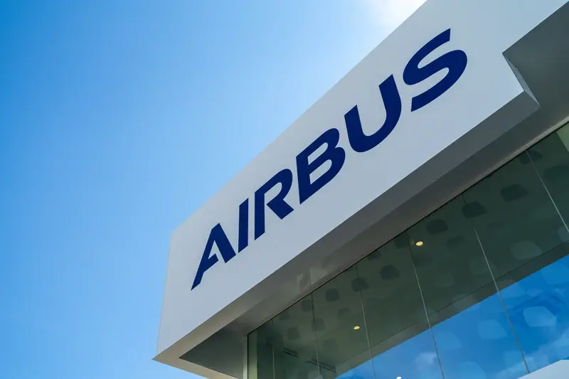Airbus sign on building