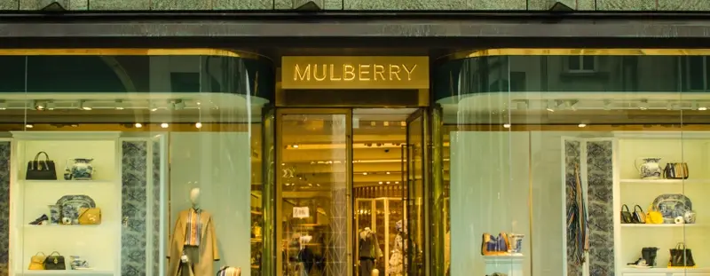 A Mulberry shop front