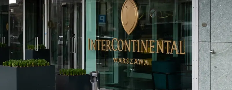 front of InterContinental hotel