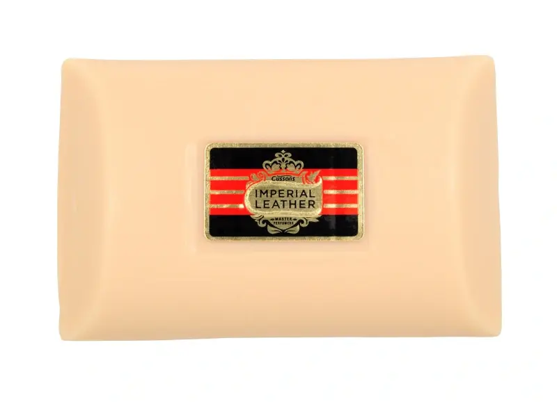 Image of a classic Imperial Leather soap bar