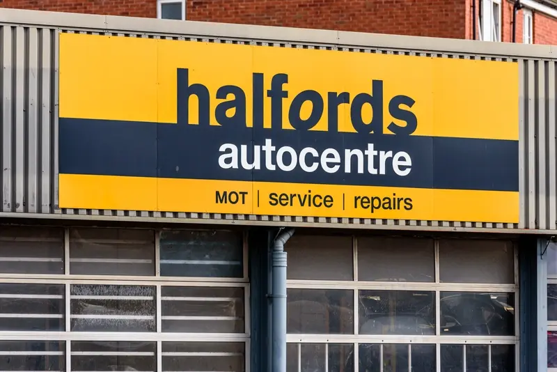 Halfords MOT and service centre