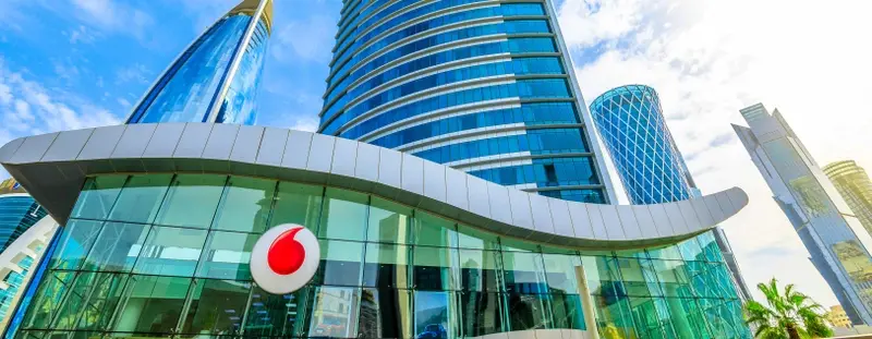 A Vodafone building