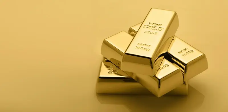 Set of gold bars