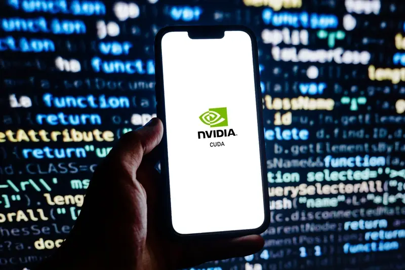 Nvidia name against computer code 