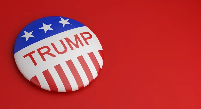 Trump campaign badge