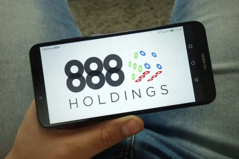 888 logo on mobile phone