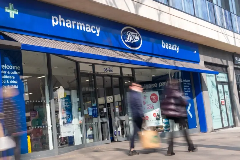 Boots store in London