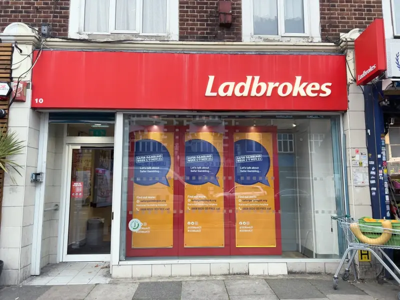 Ladbrokes shop front 