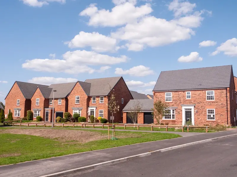 New build houses in the UK