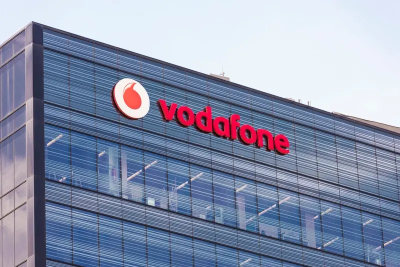 Vodafone glass-fronted office tower
