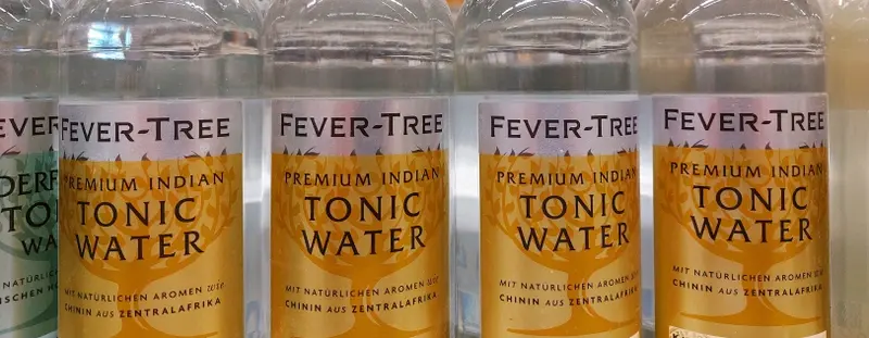 Fever Tree Tonic water bottles