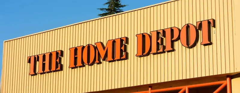 The Home Depot shop sign