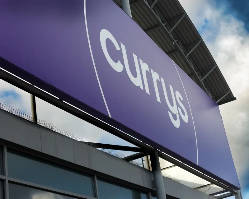 Currys store fascia