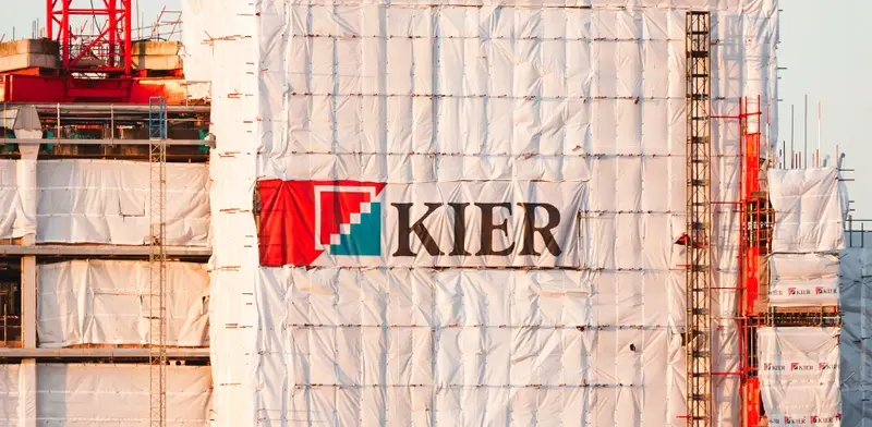 A kier wrap on a building