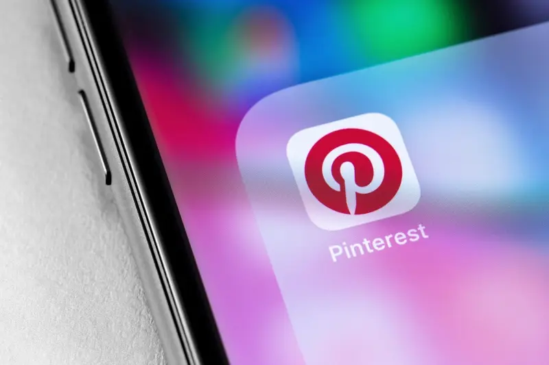 Pinterest app on mobile