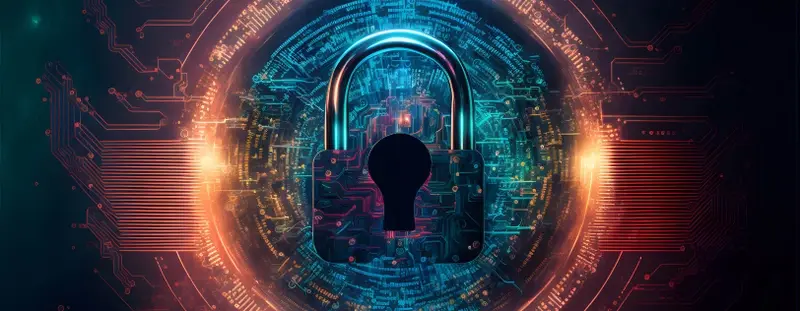 Image of data and a lock