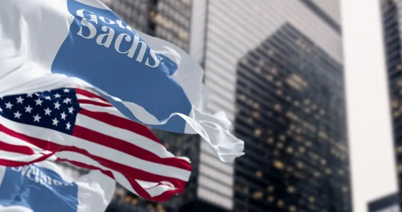 Goldman Sachs flying its flag over Wall Street