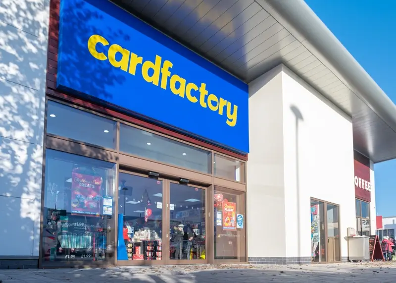 Card Factory store exterior