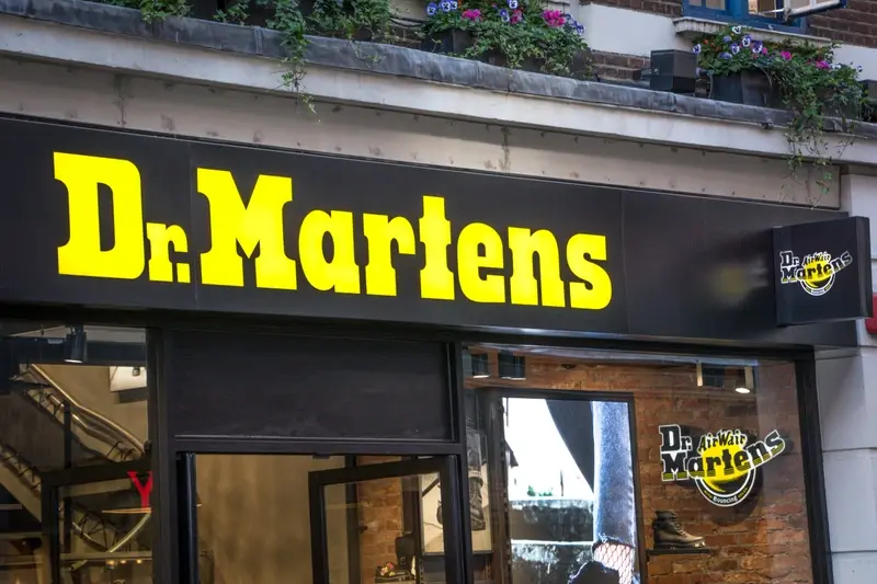 Exterior of a Dr Martens shop in London