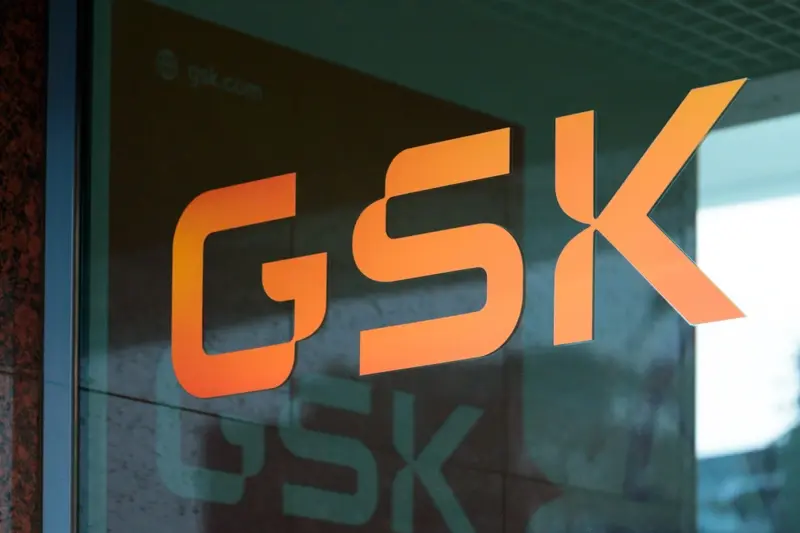 GSK logo on window
