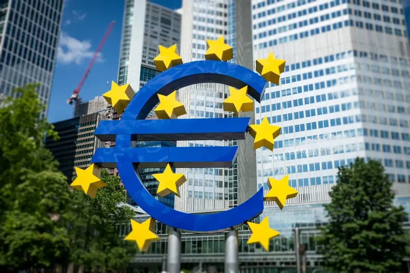 Euro sign at the ECB