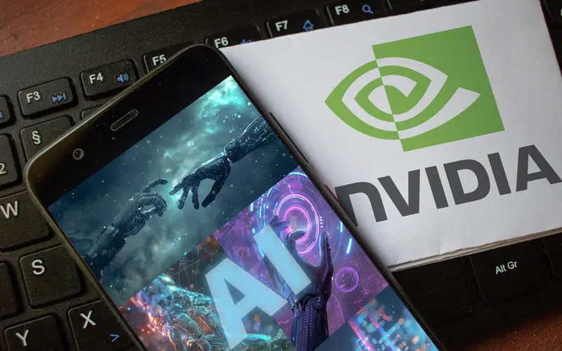 Nvidia brand on mobile phone