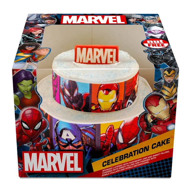 Marvel-licenced cake