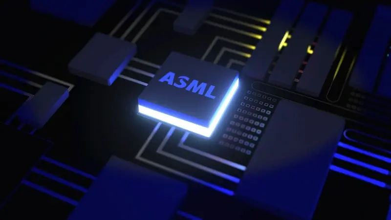 ASML logo on chip