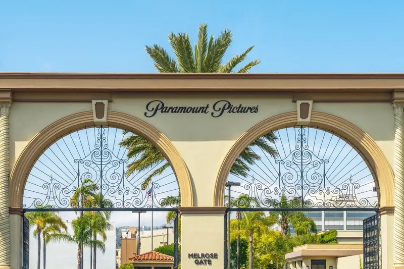 External photo of Paramount movie studio