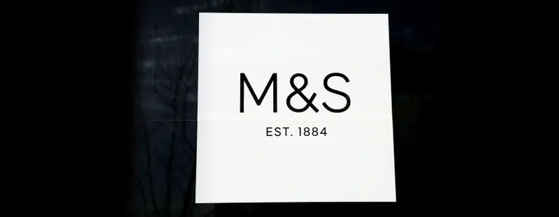 Marks & Spencer shop sign