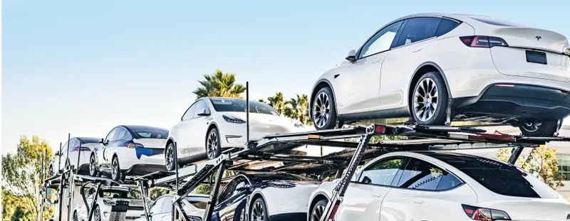 Tesla's being delivered