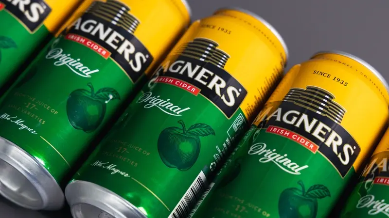 Magners cider tinned cans
