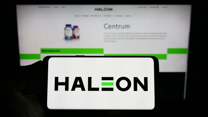 Haleon logo on webpage