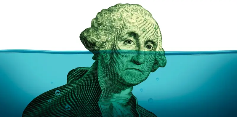 Drowning dollar