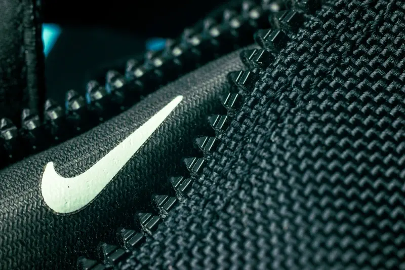 Close-up of the Nike logo