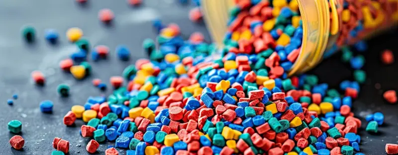 Colourful polymers