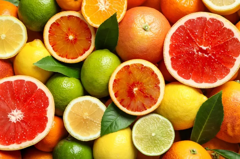 Bowl of citrus fruits