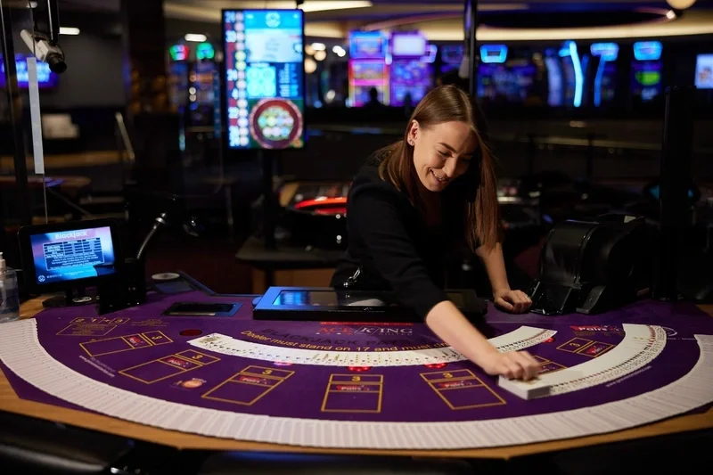 Staff member at casino