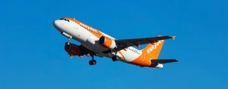 EasyJet plane taking off