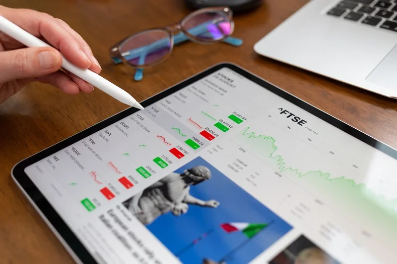 FTSE data on iPad