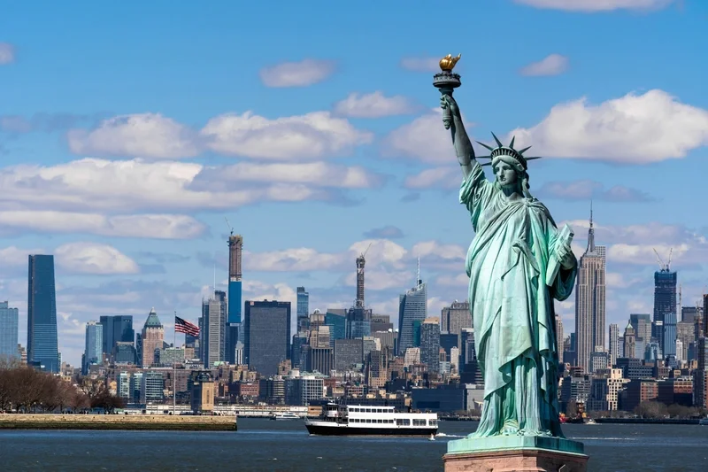 Statue of Liberty in New York harbour