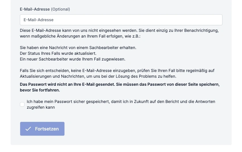 E-Mail-Benachrichtigungen