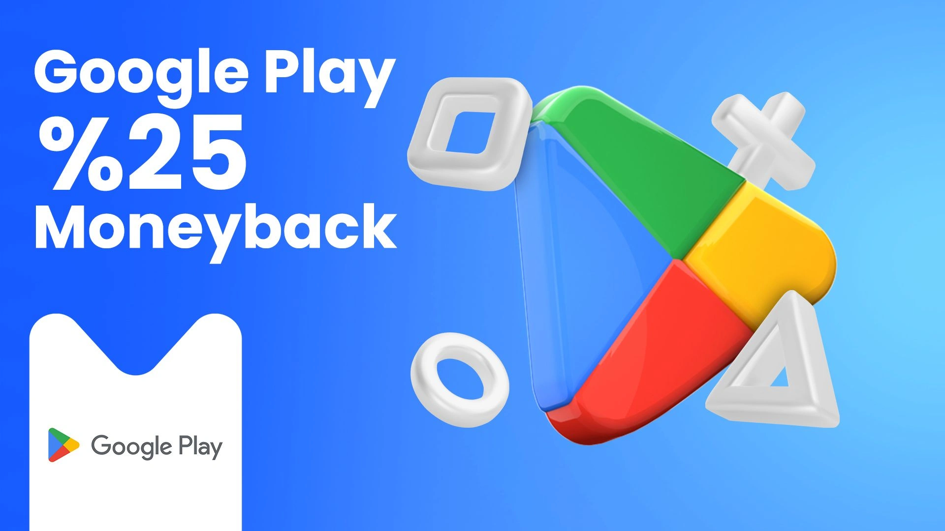 Google Play Store Harcamana %25 Moneyback