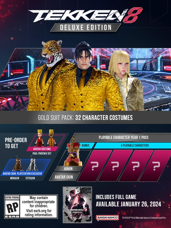 TEKKEN 8 Release on January 26, 2024! New Characters and Arcade Quest