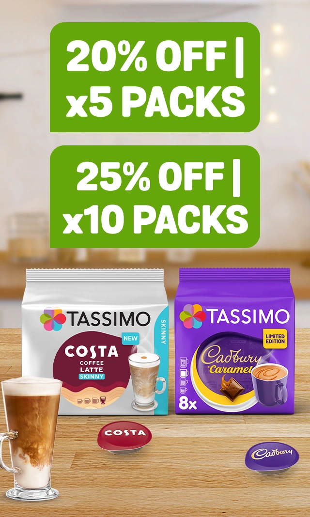 Coffee pods coffee capsules All TASSIMO pods TASSIMO