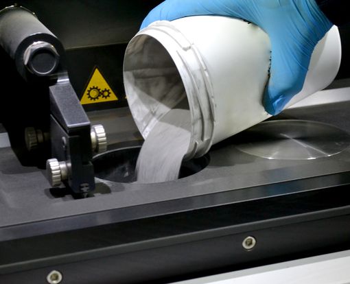 Dries metal powder for 3D printing