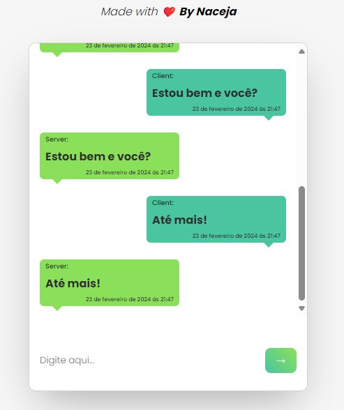 Imagem de demonstração Conversa