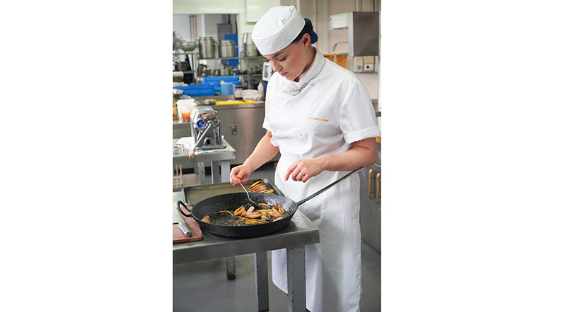 Specialised chefs student Alberta King